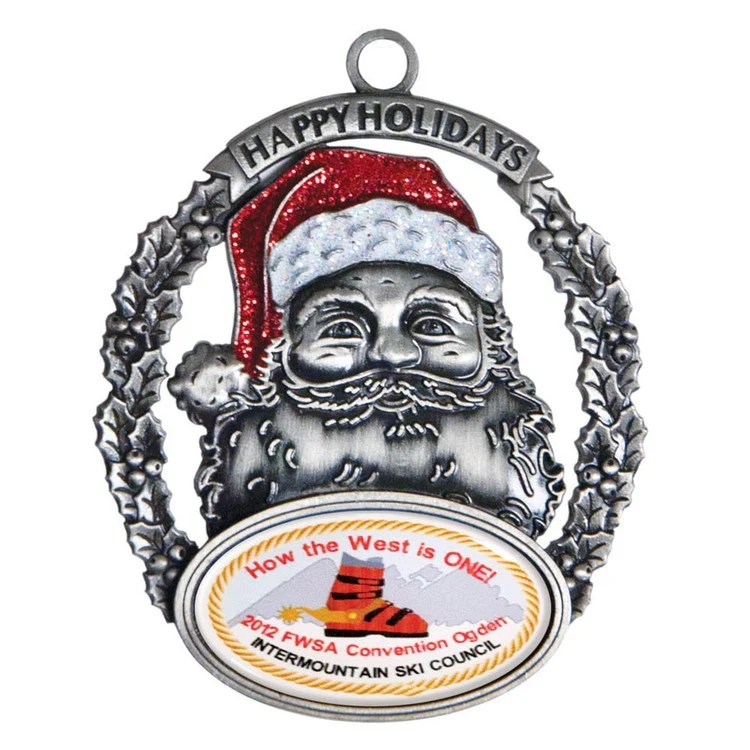 Vibraprint® Santa Holiday Ornament 1