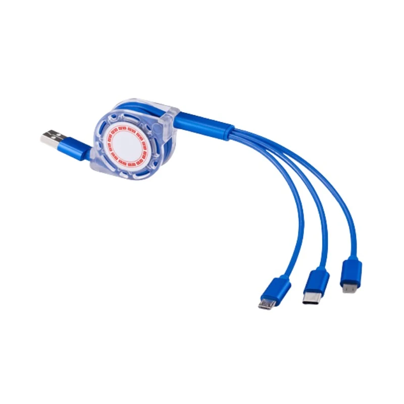 3-in-1 Retractable Lanyard Charging Cable 1