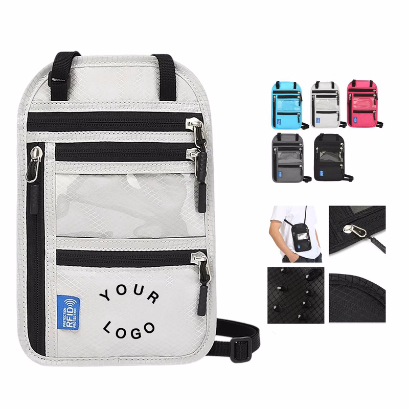 Passport Organizer with Adjustable Strap
