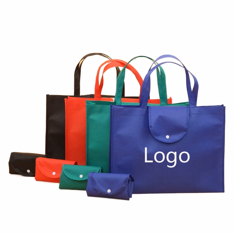 Button Non Woven Tote Bag