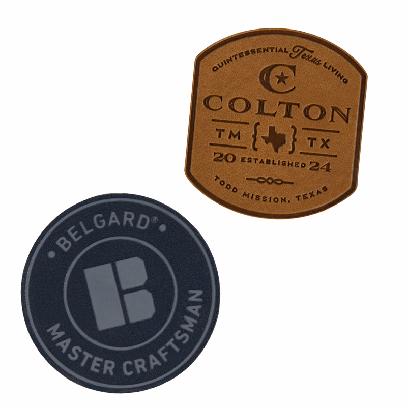 3" Faux Leather Patch