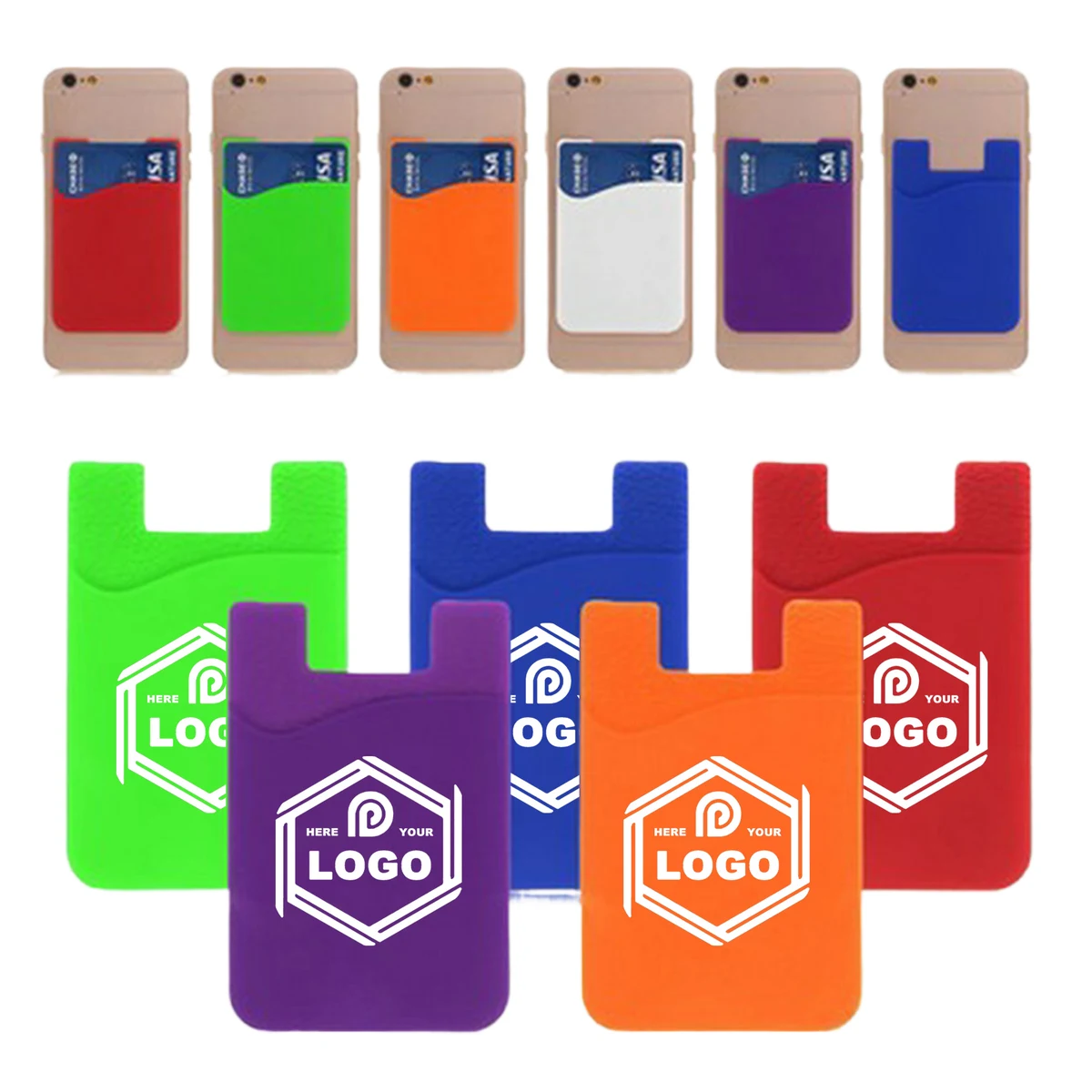 Silicone Phone Card Sleeve 1