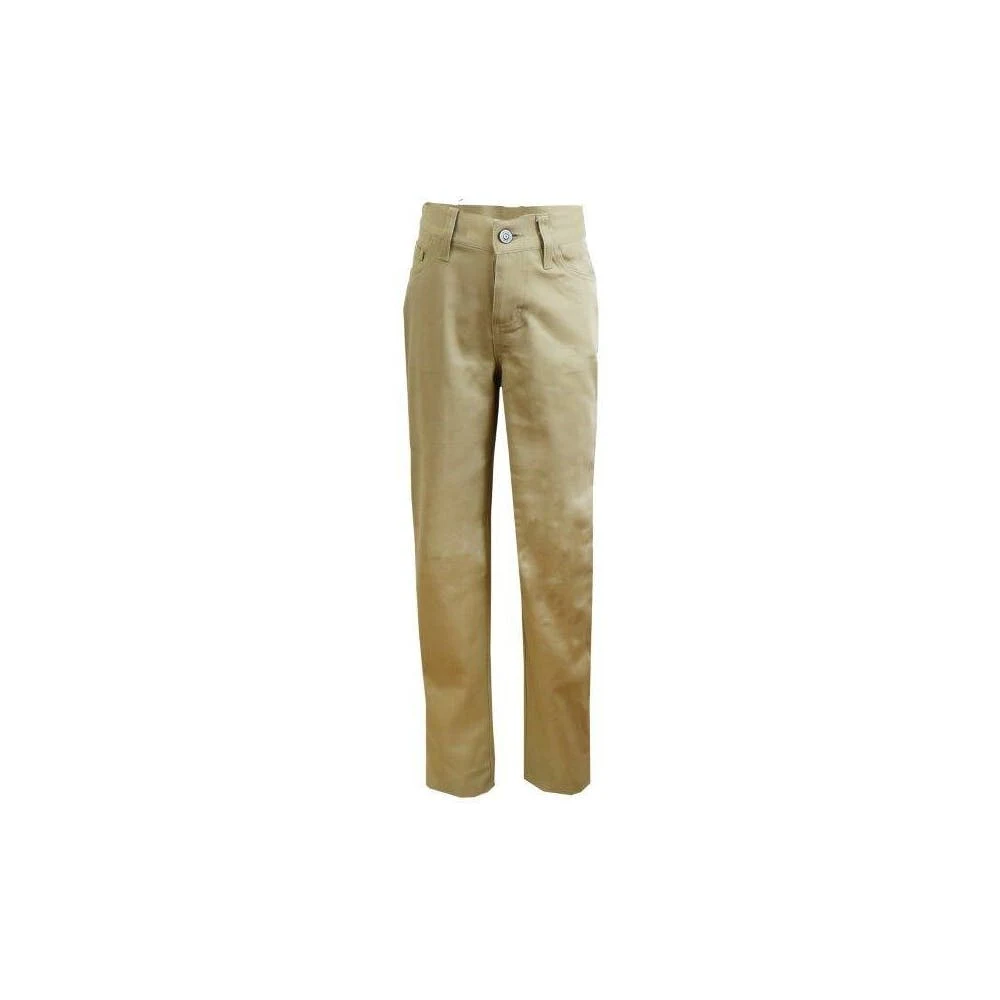 Girls' Uniform Pants - Size 6X Khaki Skinny Leg 1