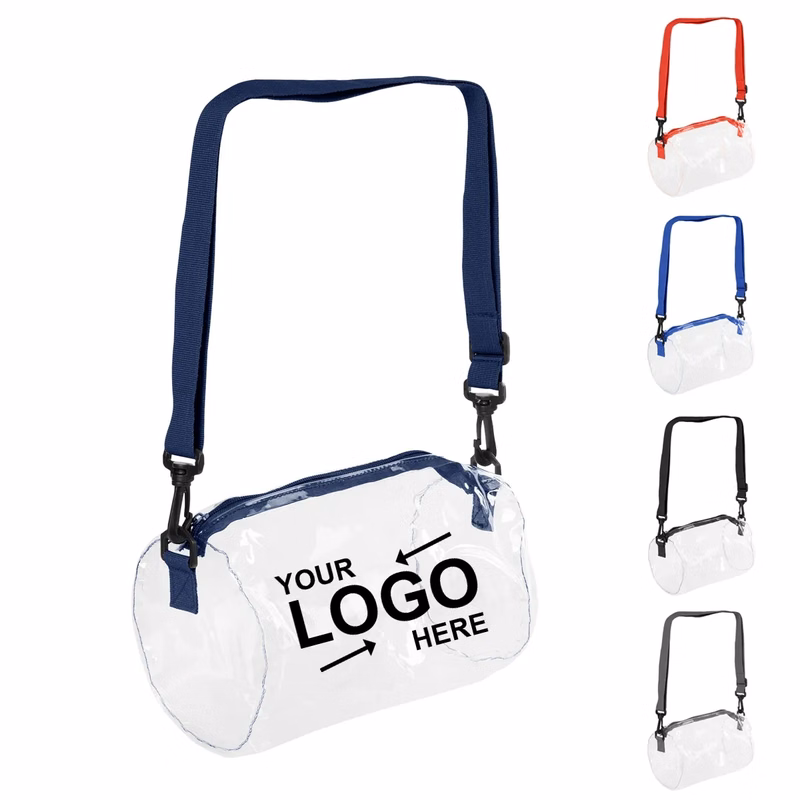 Pvc Clear Bucket Crossbody Bag