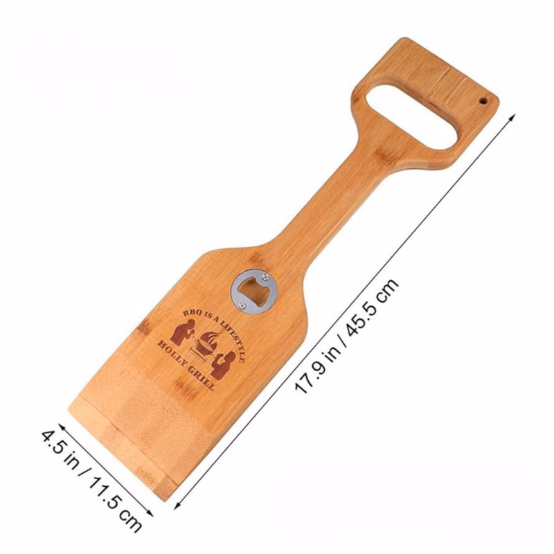 Premium Wooden Grill Scraper And Cleaner