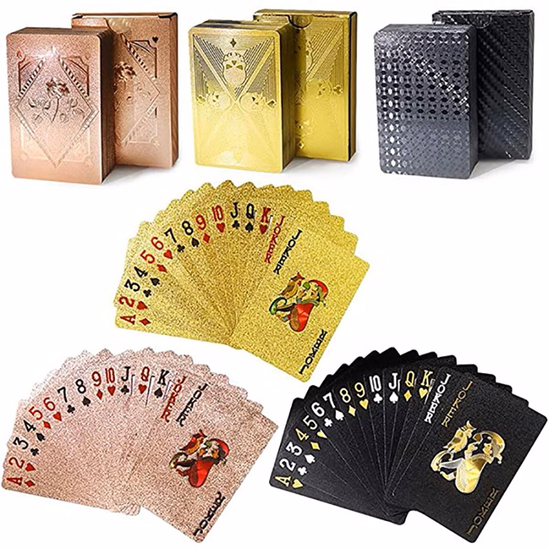 Pet Gold Foiled Poker Playing Cards