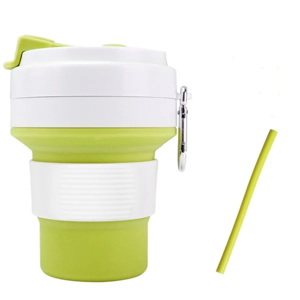 Foldable Sports Silicone cups Travel Mug 1