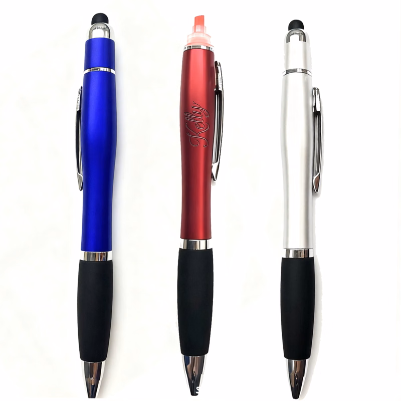 3-in-1 Multi-Function Touchscreen Highlighter Ballpoint Pen