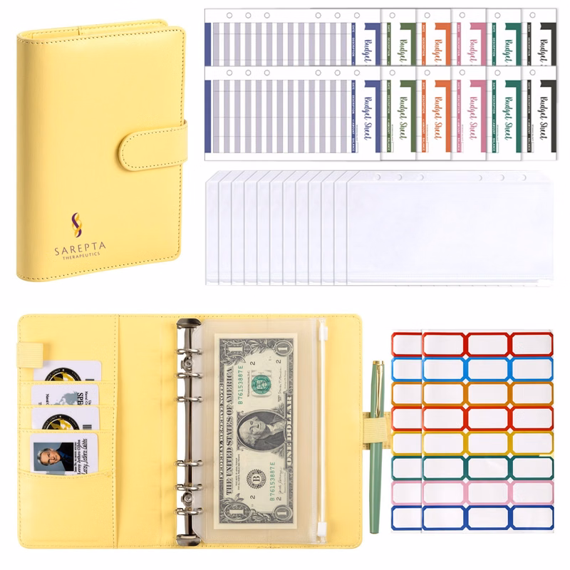 Leather A6 Budget Binder
