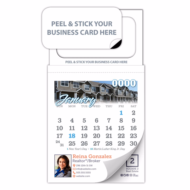 Magnetic Calendar (MBC) - All-Custom Design (3.5x6.25)
