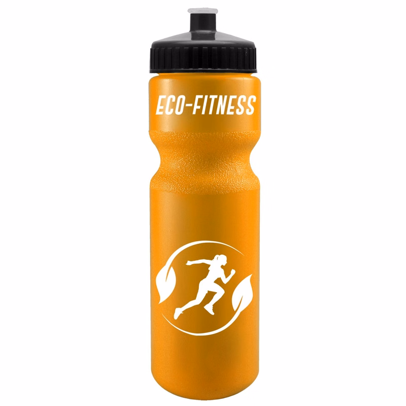 Push Pull Lid Sports Water Bottle, 28oz.