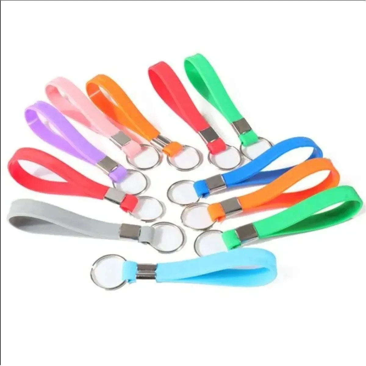 Silicone Wristband Keychain 1