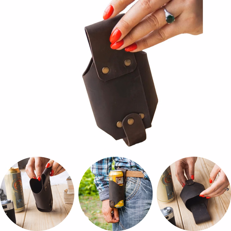 PU Leather Beer Holster