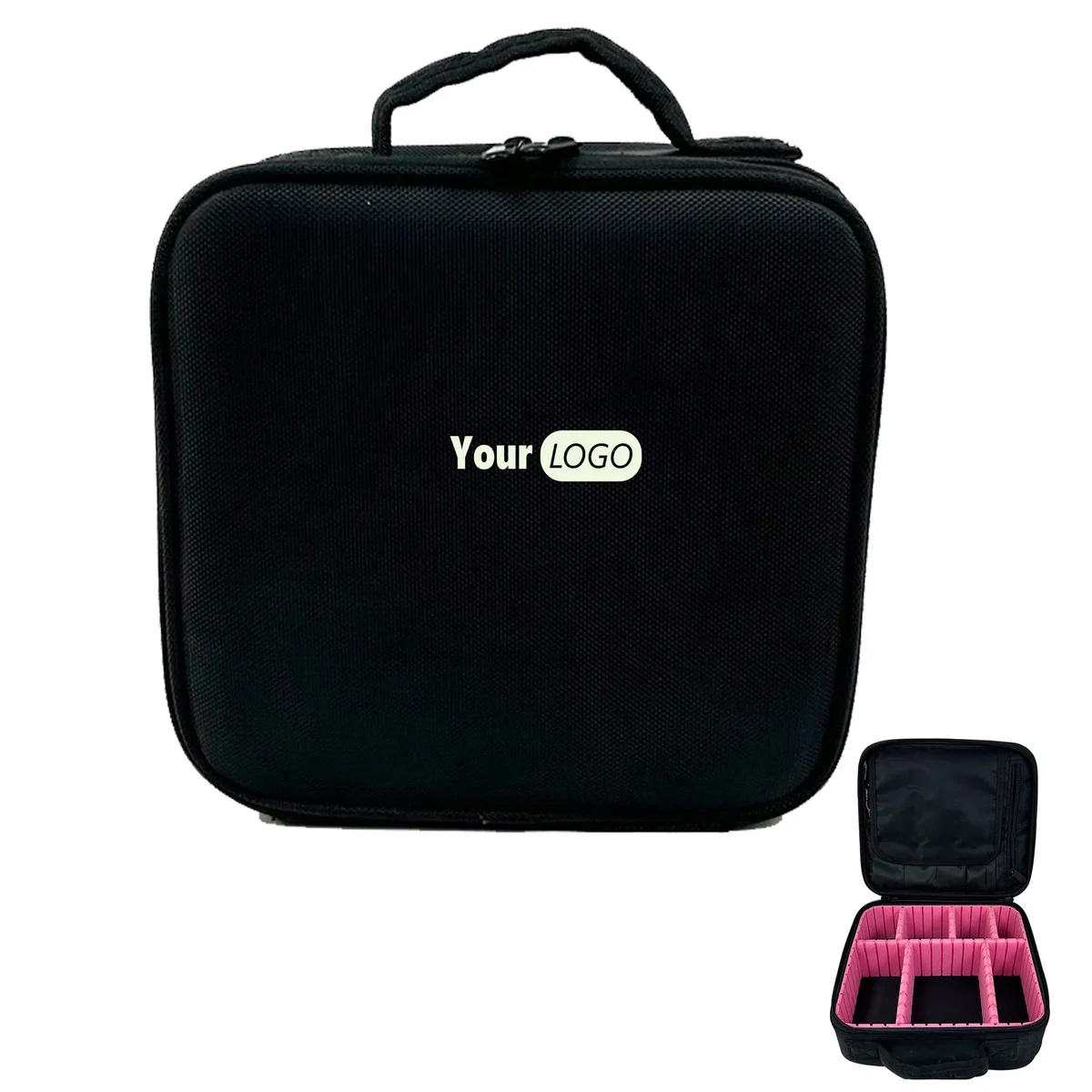 Canvas Large Capacity Waterproof Portable Makeup Bag 1