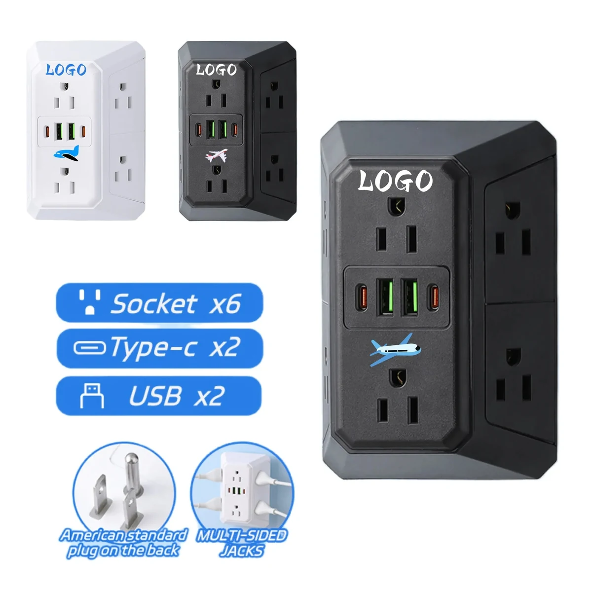 Outlet Extender Socket Wall Charger 1