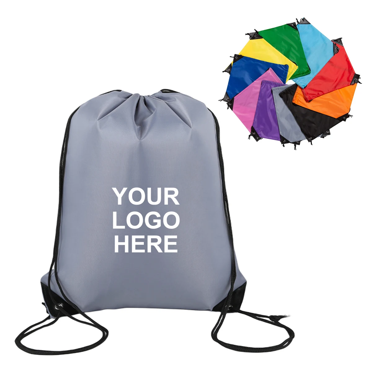 Custom Drawstring Backpack for Marathon Outdoor Swimming 1