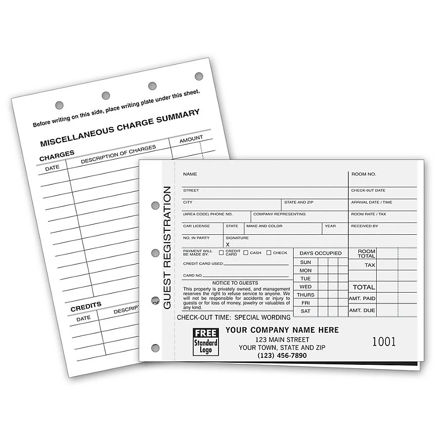 Guest Registration Cards 1