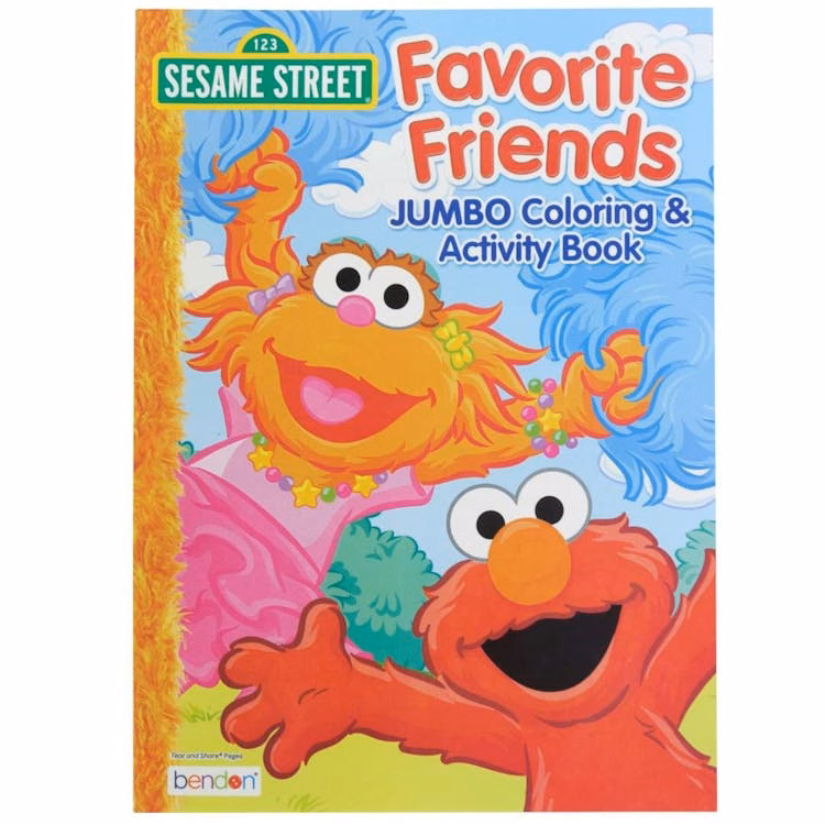 Sesame Street Jumby Colorng and Activity Books