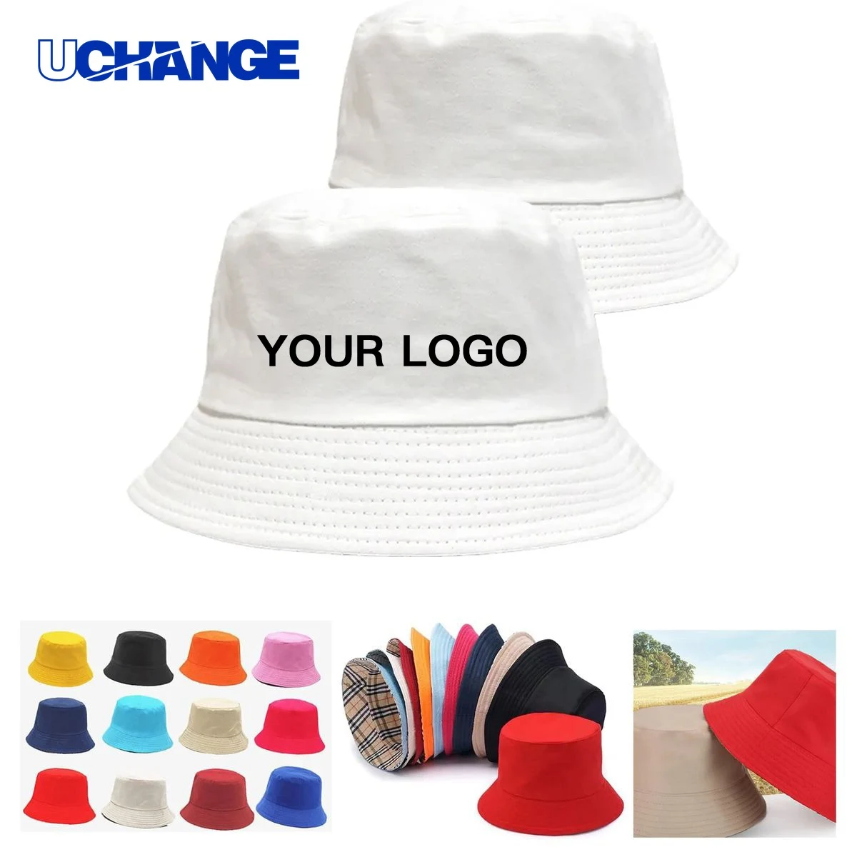 Poly Cotton Bucket Hat Headwear for Fishing or Hiking 1
