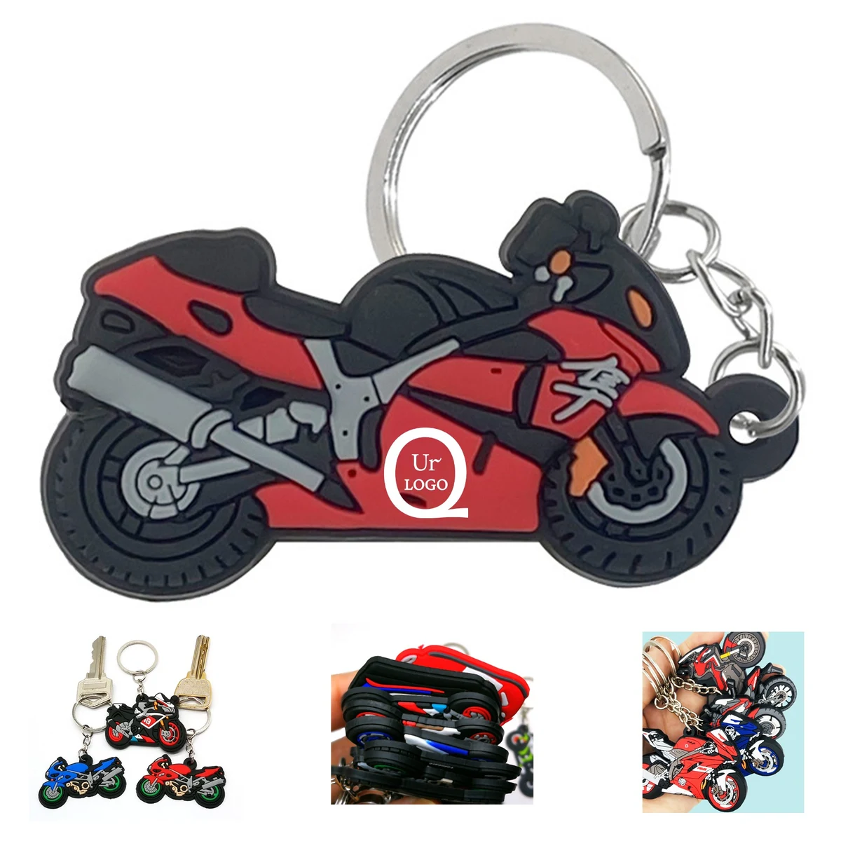 Pvc Motorcycle Keychain 1
