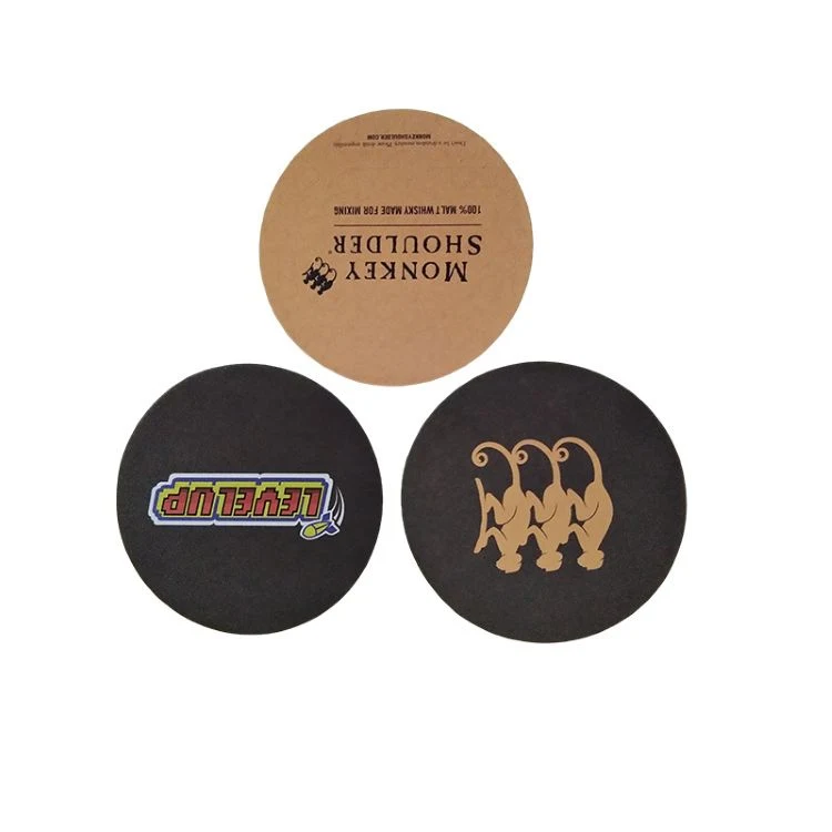 Smooth Rim Round MDF Coaster 1