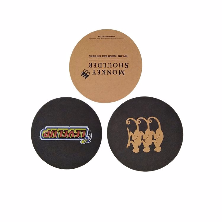 Smooth Rim Round MDF Coaster
