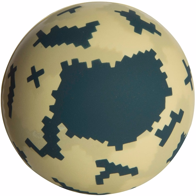 Digital Camo Ball Stress Reliever