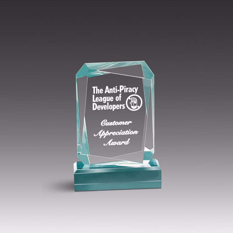Facet Rectangle Award (5"x7"x2")