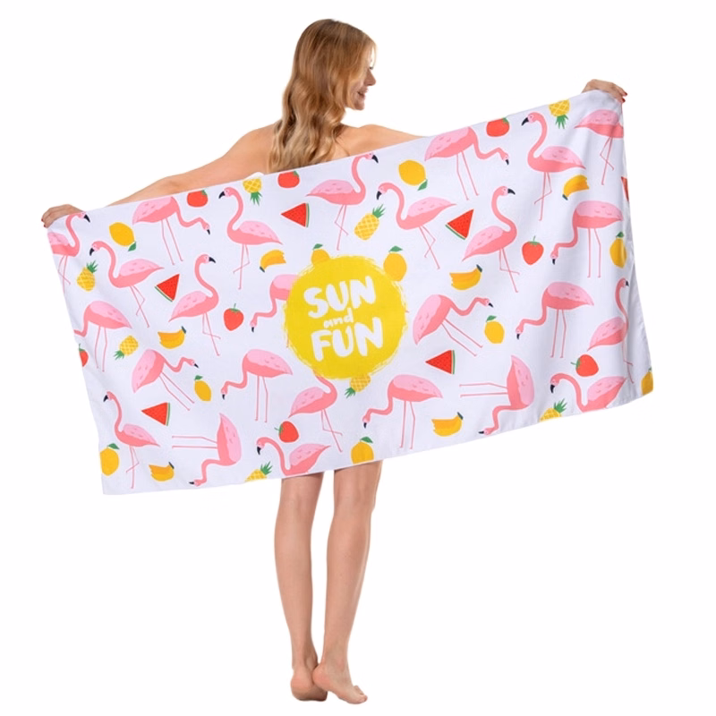 Dye Sublimated Large Beach Towel - 31.5'' x 63''