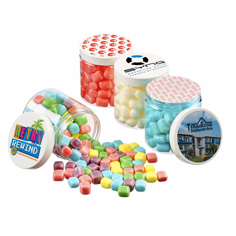 8 oz Jar of Mini Candy Covered Marshmallows