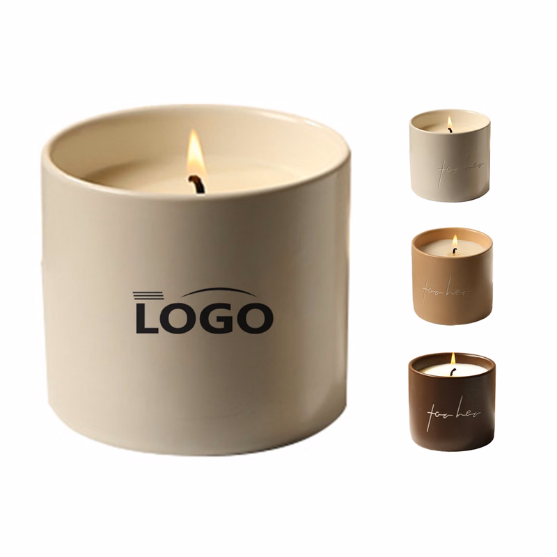 Ceramic Soy Wax Scented Candle