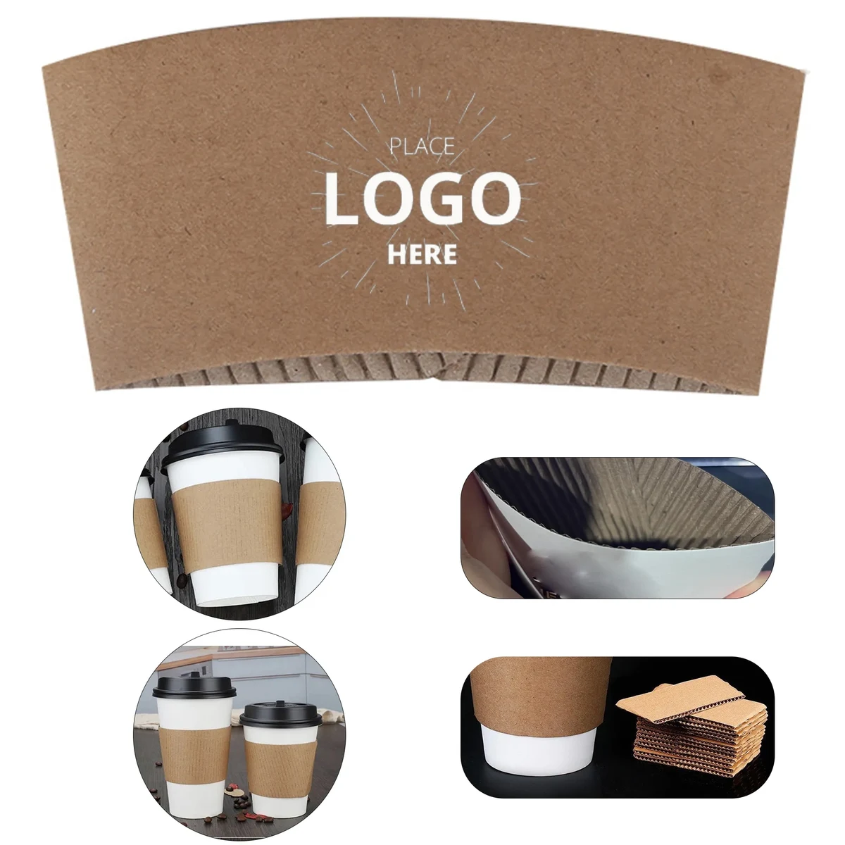 Heat Resistant Coffee Cup Sleeve 1