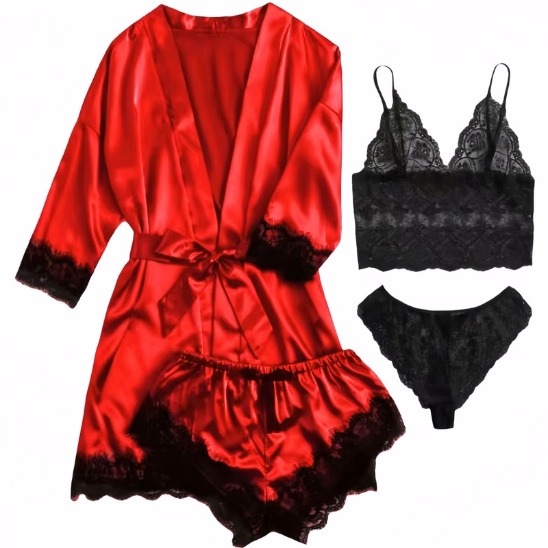 Four-Piece Pajama Set