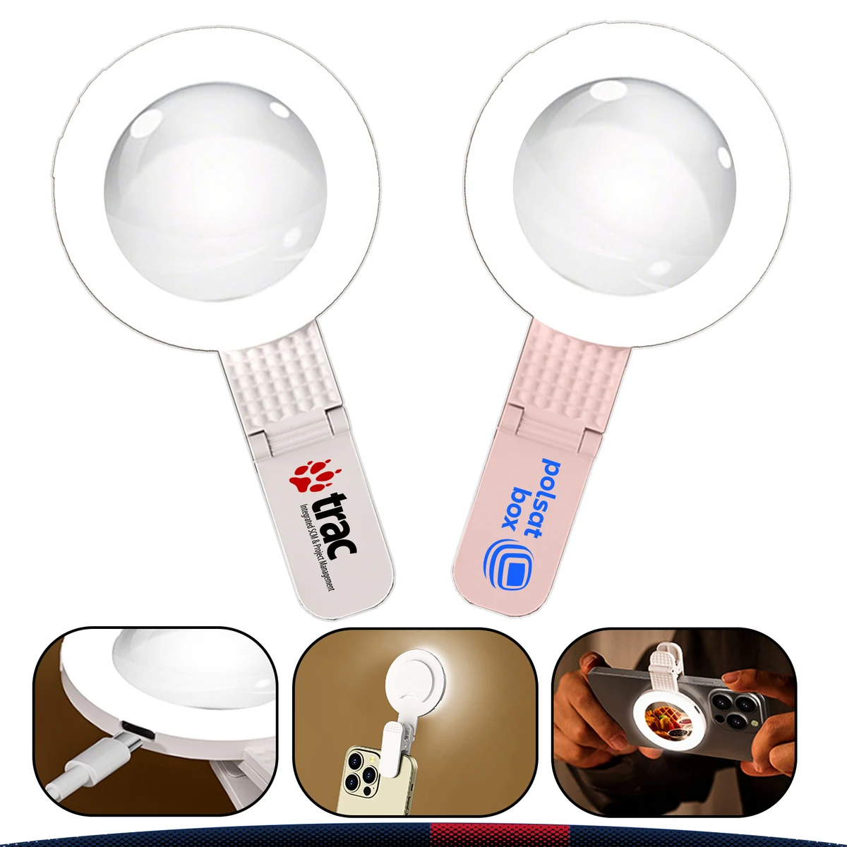 Glintor Clip-On Mirror Selfie Ring Light 1