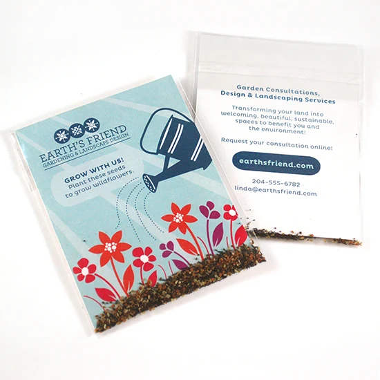 Double Sided Wildflower Seed Packets 1