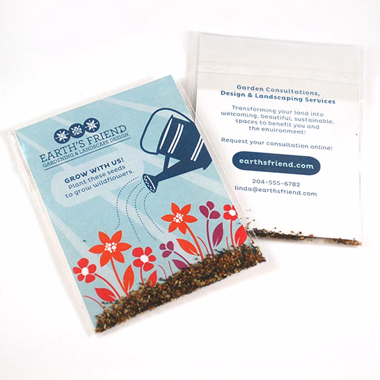 Double Sided Wildflower Seed Packets