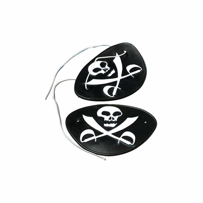 Skull & Crossed Sword Eye Patches