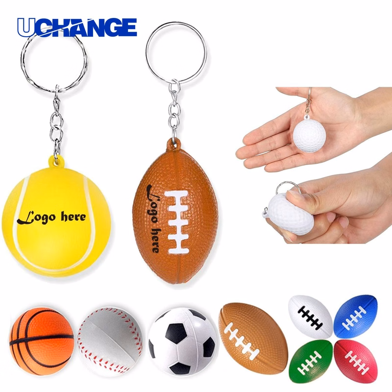 Mini Stress Ball Keychain