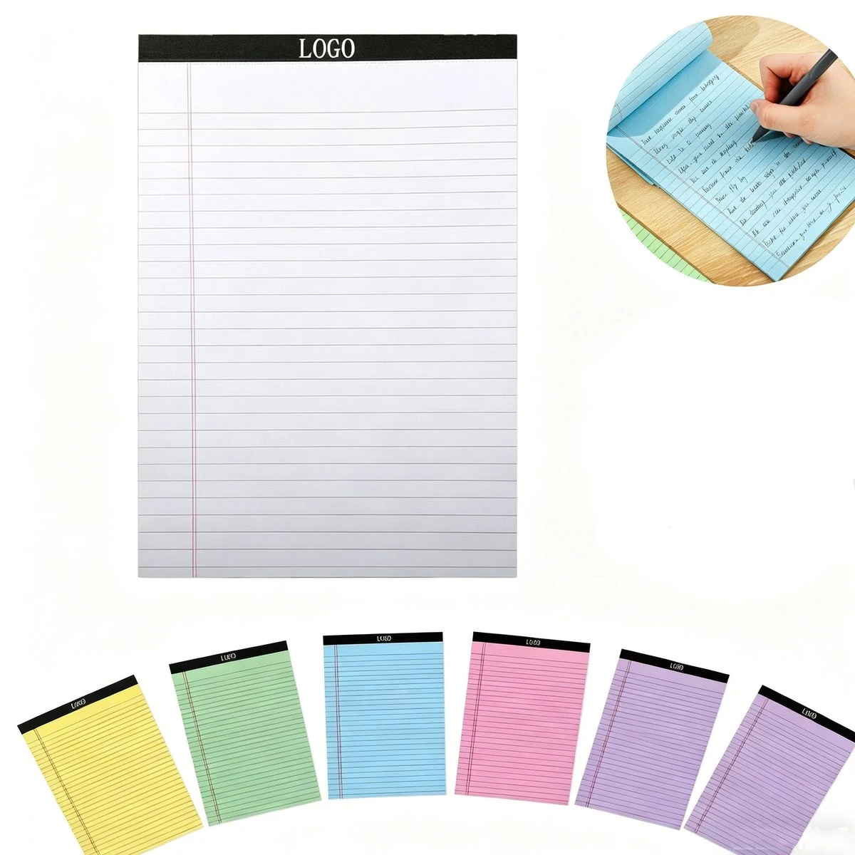 A4 Planner Pad Lined Sheets Tearable Memo Notebook Simple Design Portable 1