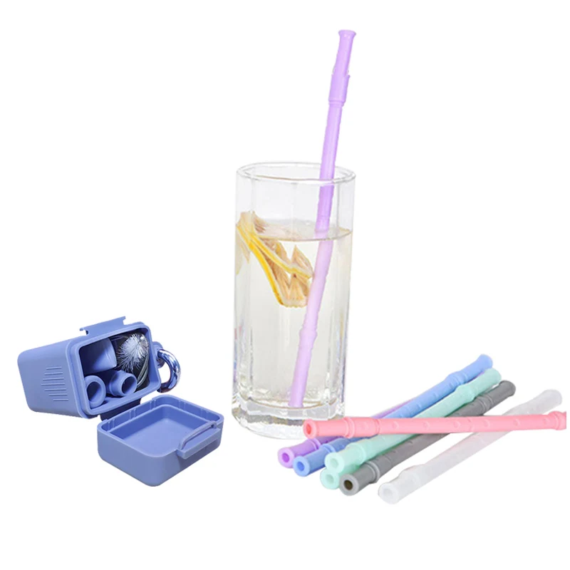 Colorful Pack SiliconeStraw Kit 1