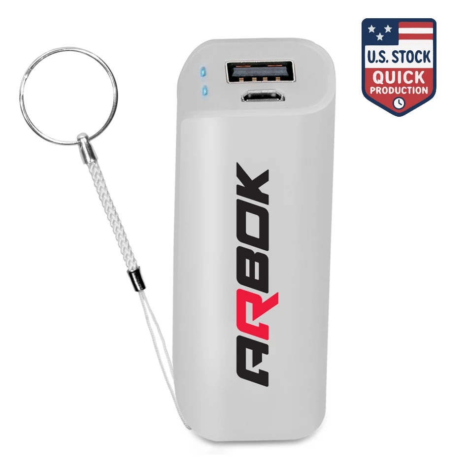 1200mAh Compact Power Bank With Keychain Included 1