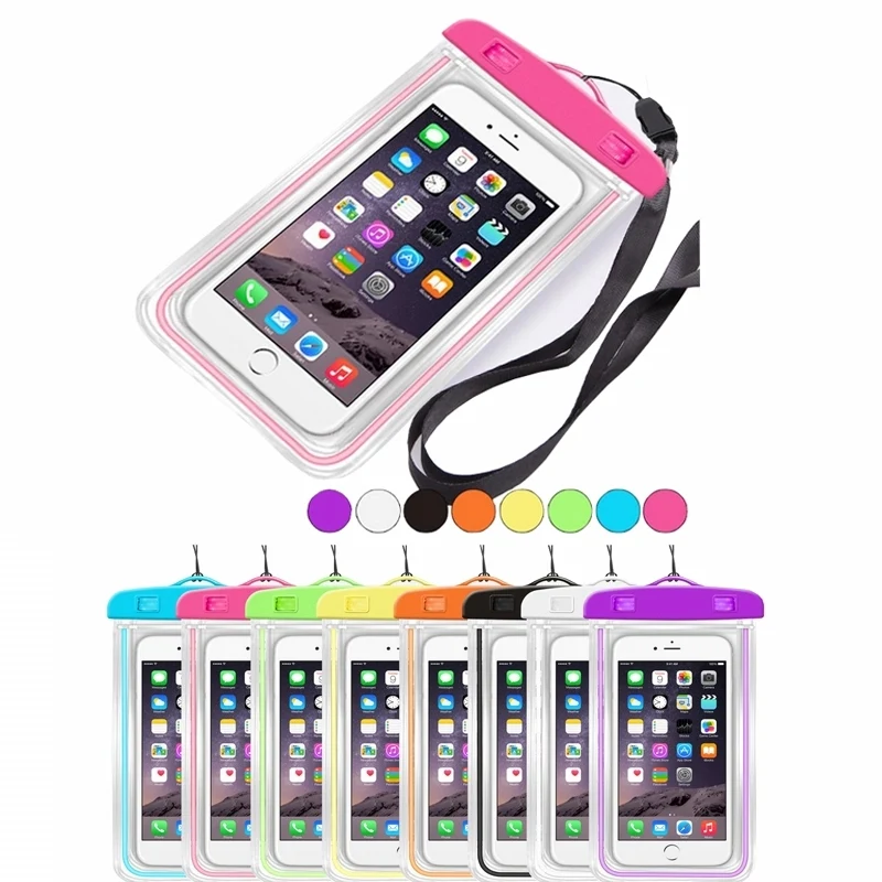 Glow In Dark Waterproof Cell Phone Bag 1