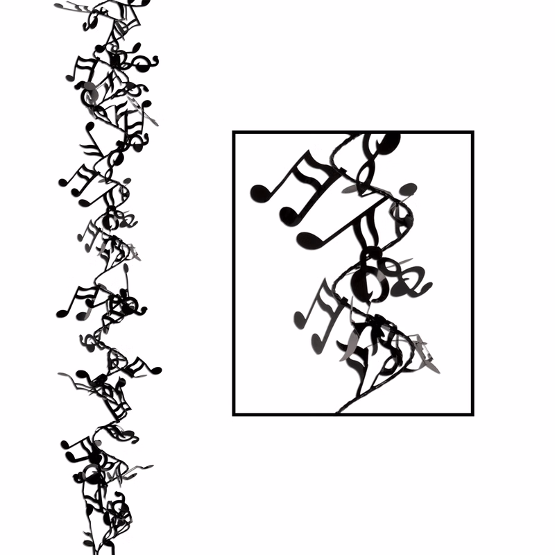 Gleam N Flex Musical Notes Garland