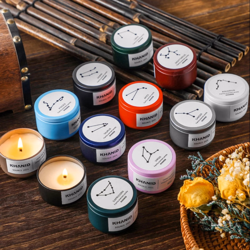 Tinplate candle