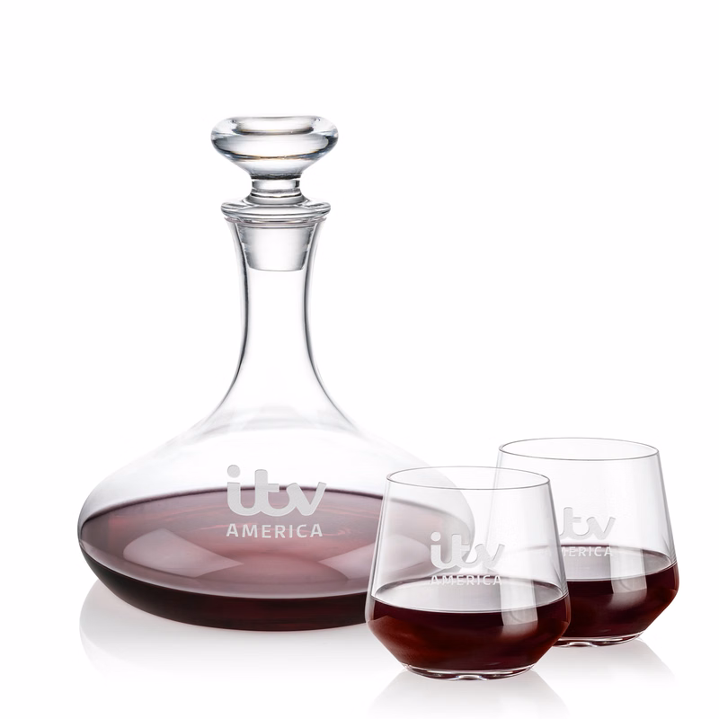 Elliston Decanter & Sturgis Stemless Wine Set