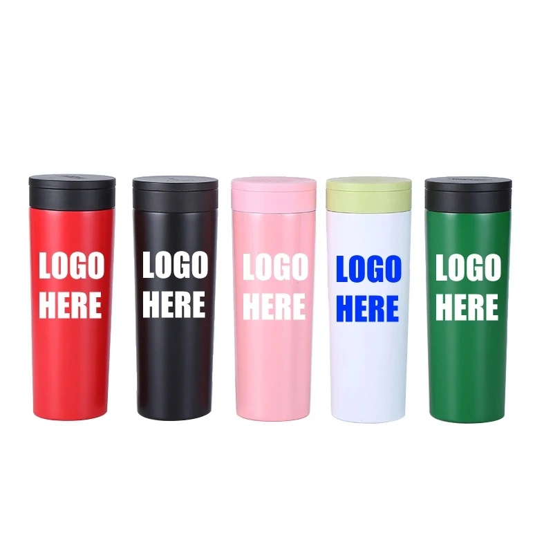 Custom 17 oz Stainless Steel Travel Coffee Tumbler With Lid 1