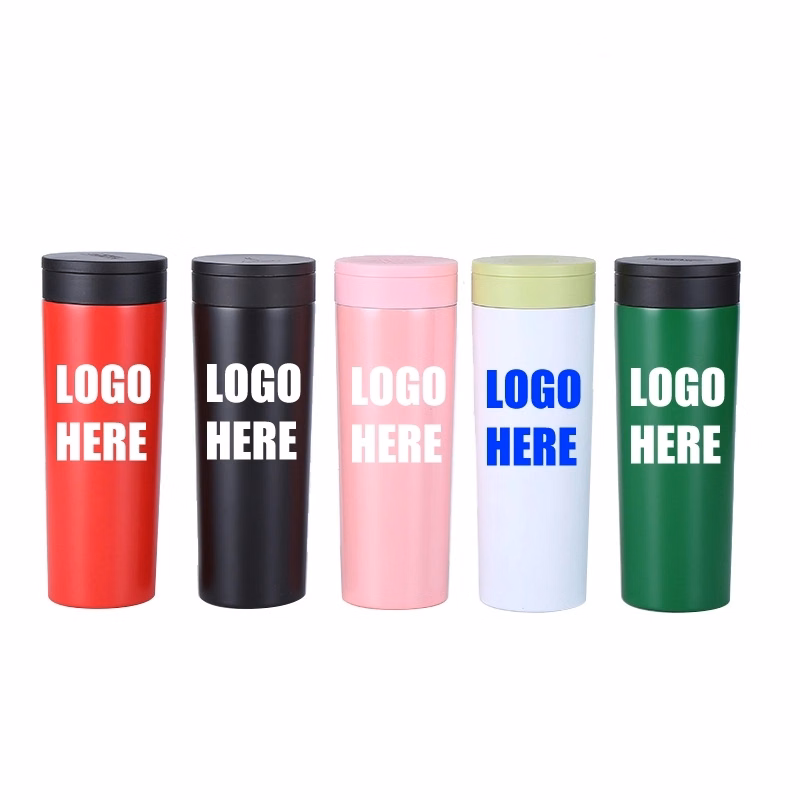 Custom 17 oz Stainless Steel Travel Coffee Tumbler With Lid