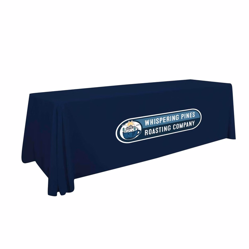 8' Stain Resistant Pro 4-Sided Throw Full-Color Imprint