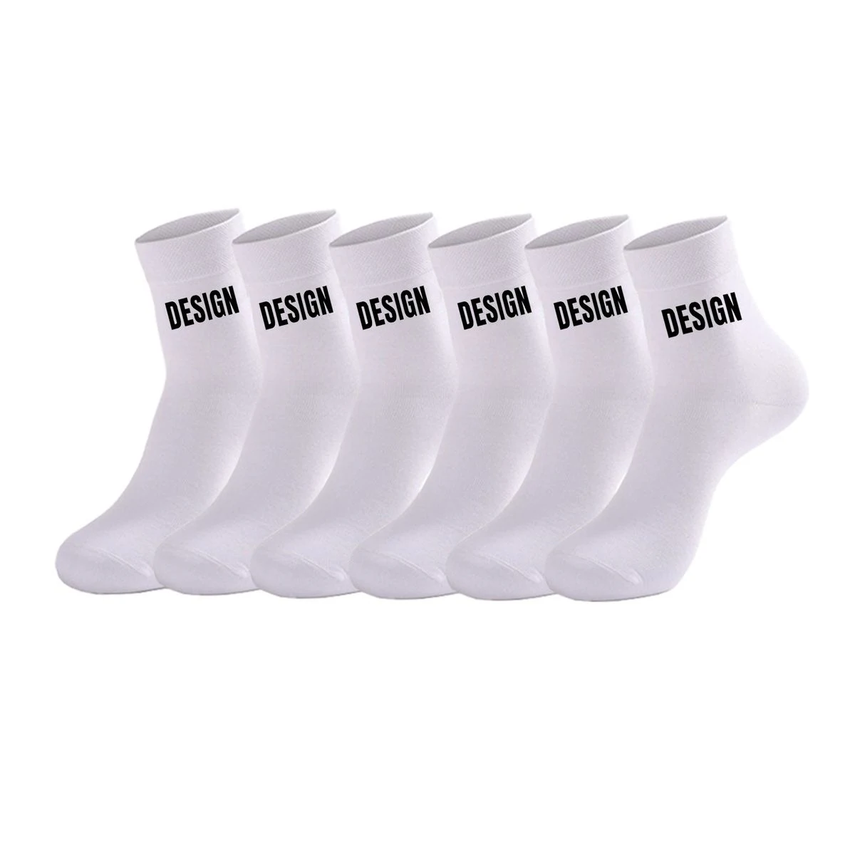 Women's Jacquard Cotton Mid-Calf Socks 1