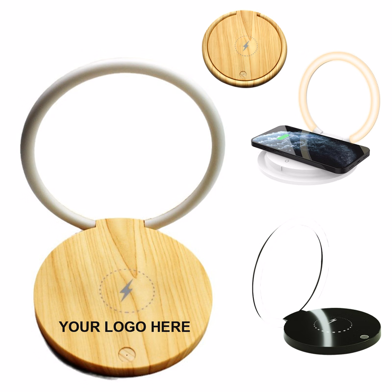 Bedside Lamp with Wireless Charger